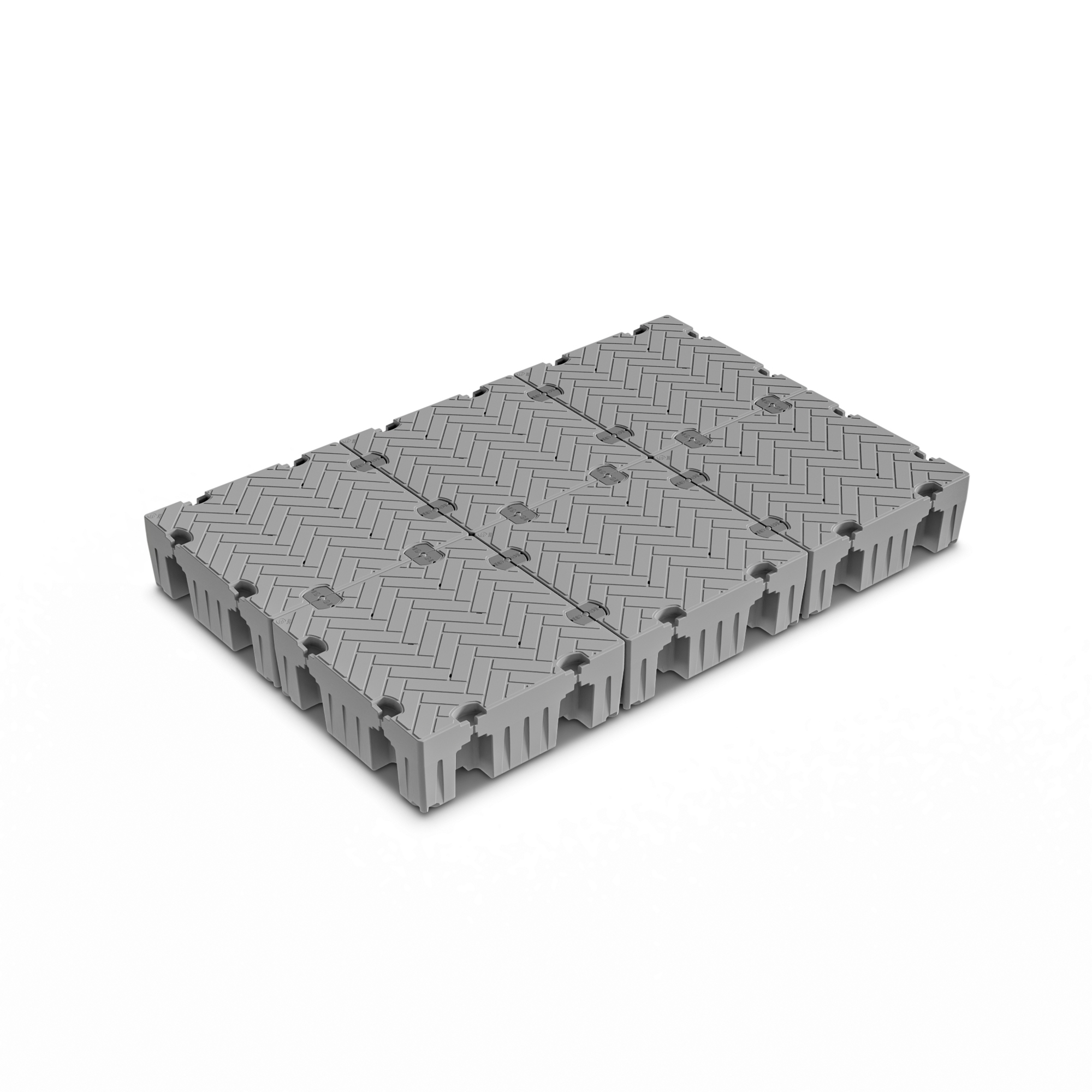 Tommy Docks Flexx Modular Floating Dock Kit - 12ft. x 8ft., Polyethylene, Weather-Resistant, Model# TDFXR-128